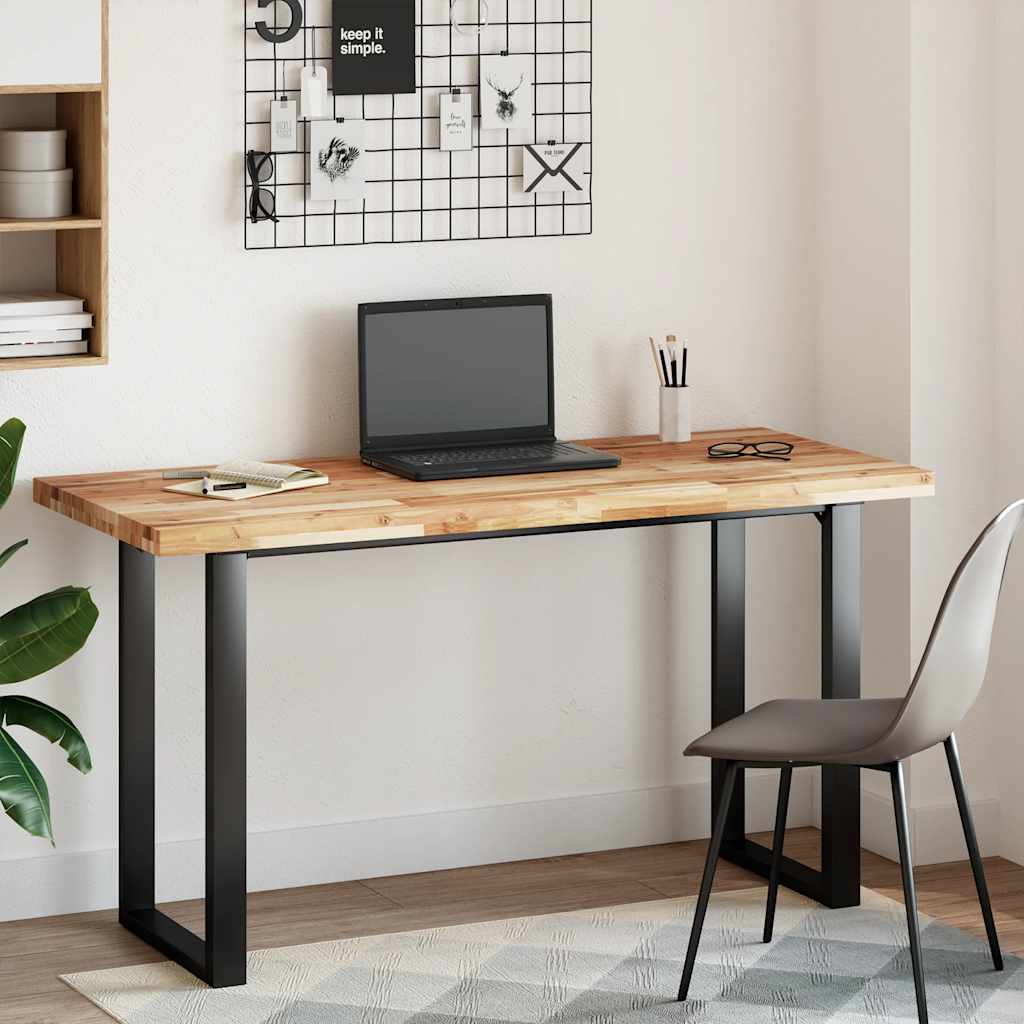 Bordsskiva rektangulär 120x60x4 cm massivt akaciaträ