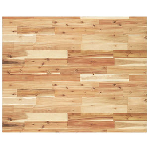 Bordsskiva rektangulär 100x80x4 cm massivt akaciaträ