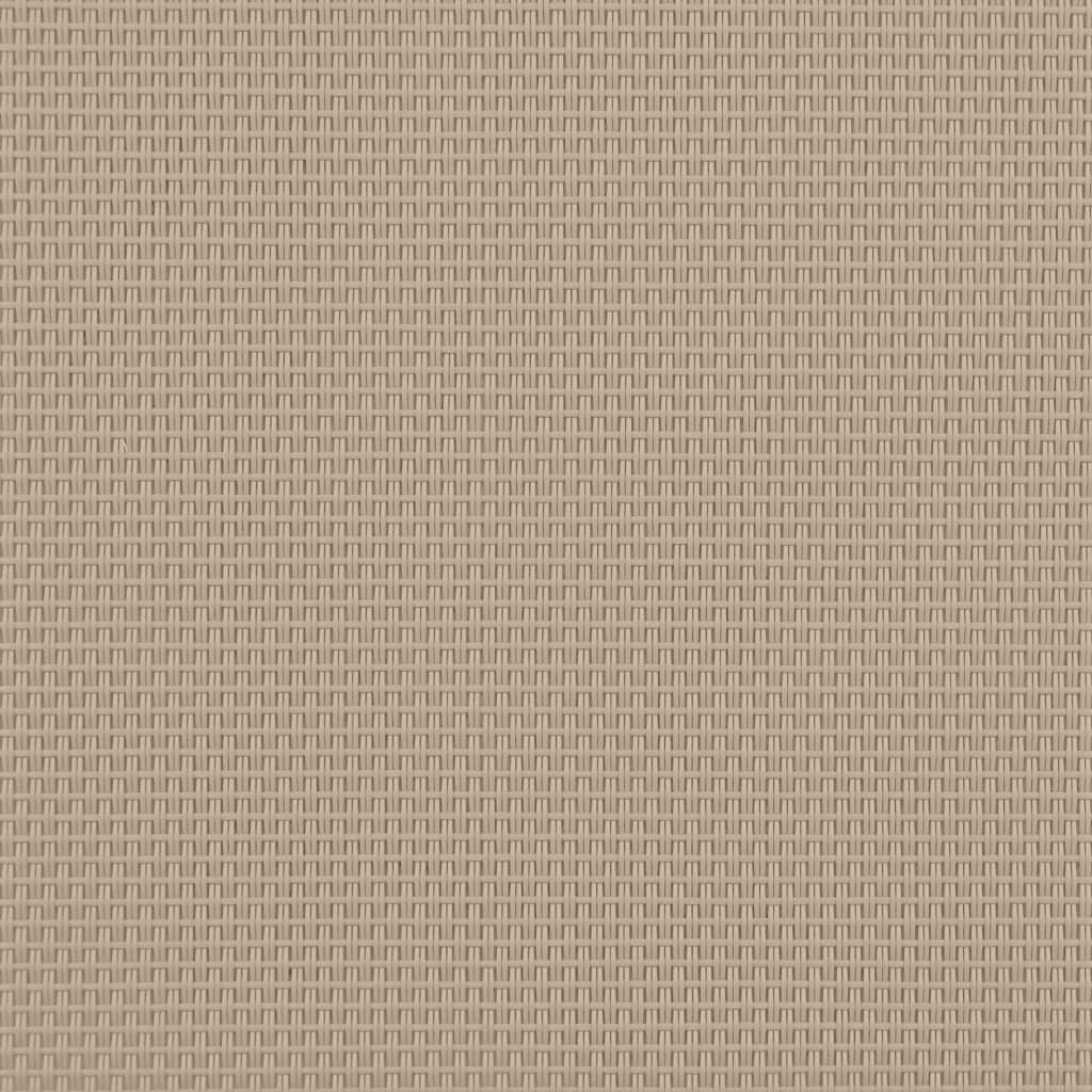 Solsäng taupe massivt akaciaträ och textilene