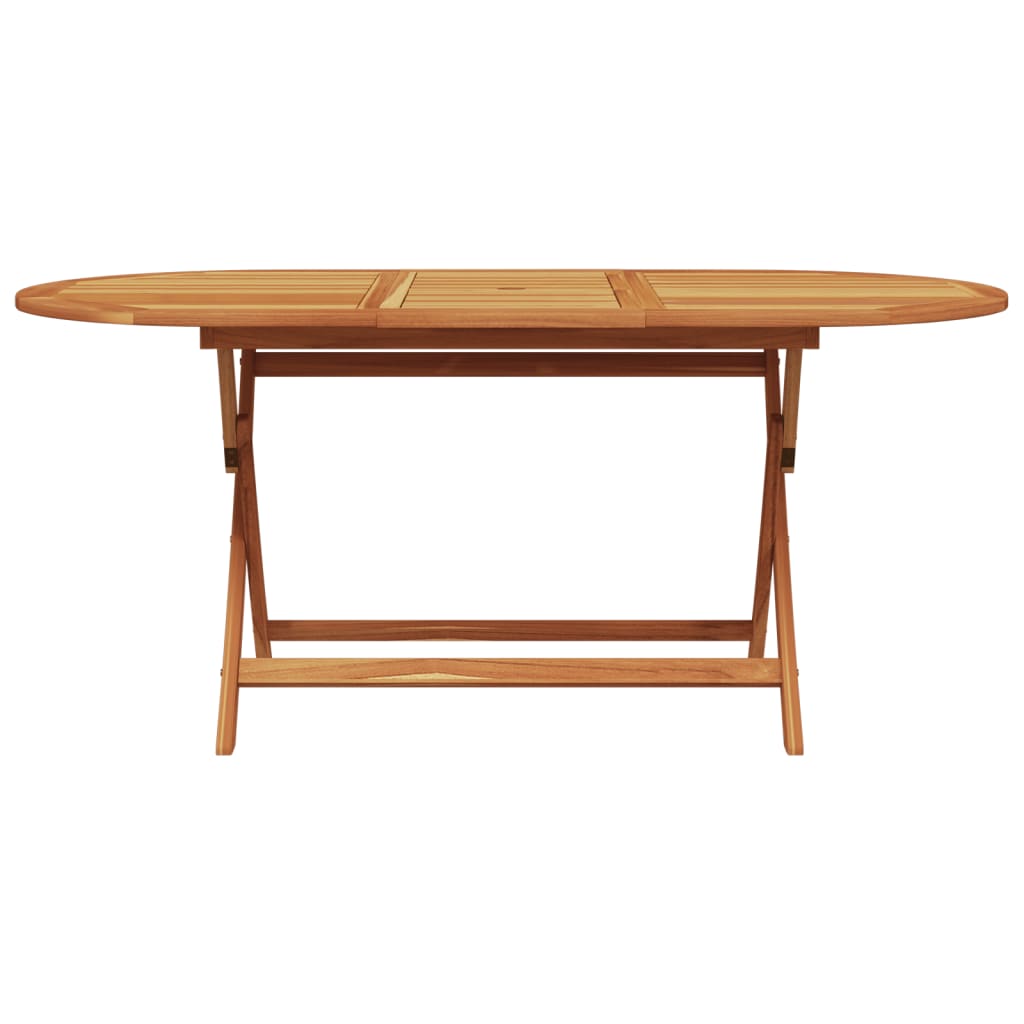 Matgrupp för trädgården 7 delar antracit tyg och massivt trä