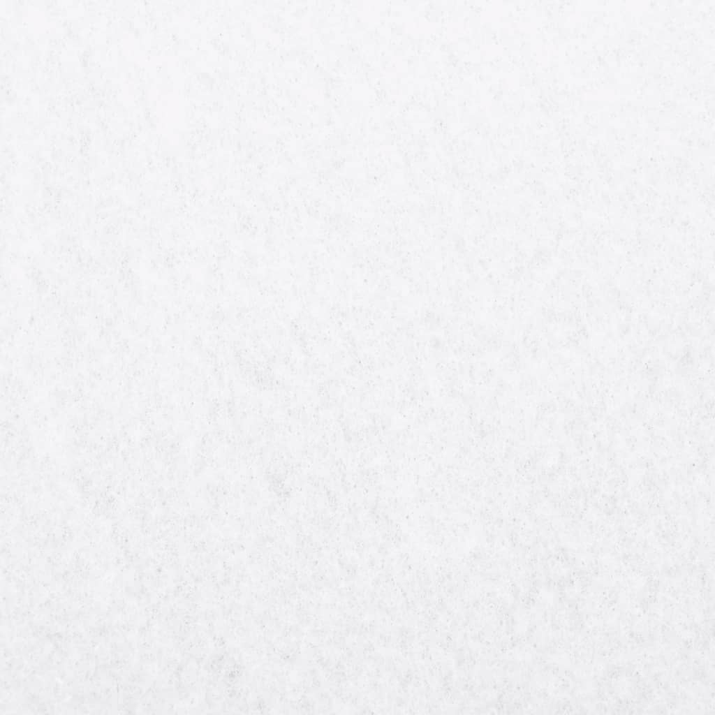 Ogräsduk 1x10 m polyesterfiber vit