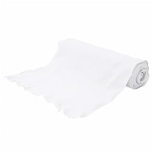 Ogräsduk 1x50 m polyesterfiber vit