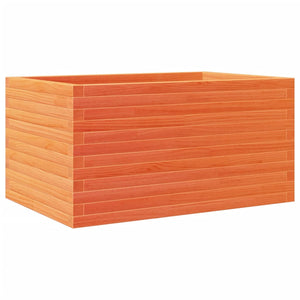 Odlingslåda vaxbrun 90x60x46 cm massiv furu
