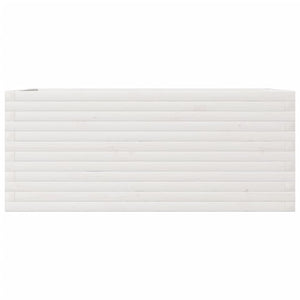 Odlingslåda vit 110x60x46 cm vit massiv furu