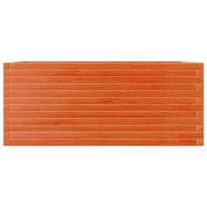 Odlingslåda vaxbrun 110x60x46 cm massiv furu