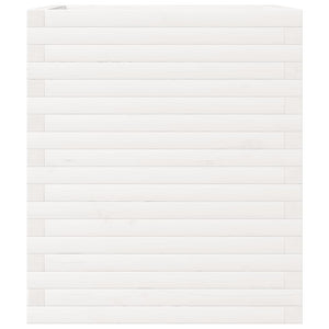 Odlingslåda vit 60x60x68,5 cm massiv furu