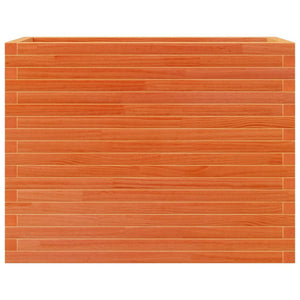 Odlingslåda vaxbrun 90x40x68,5 cm massiv furu