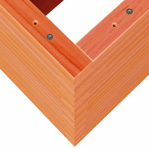 Odlingslåda vaxbrun 110x40x68,5 cm massiv furu