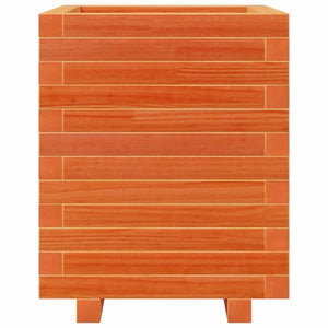 Odlingslåda vaxbrun 40x40x49,5 cm massiv furu
