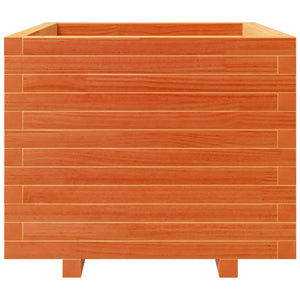 Odlingslåda vaxbrun 60x60x49,5 cm massiv furu