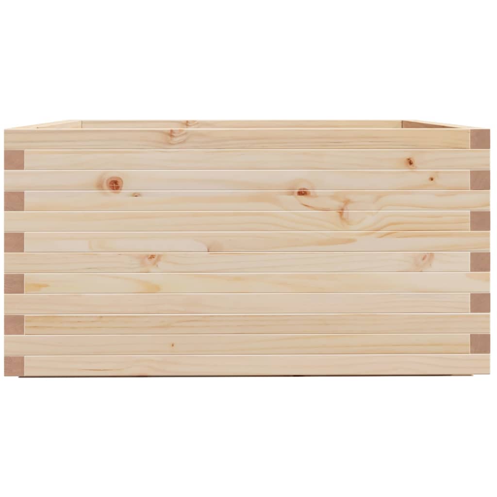 Odlingslåda 90x90x49,5 cm massivt furuträ