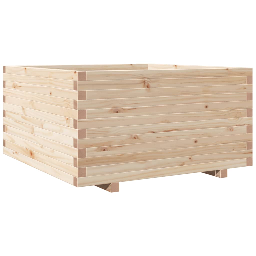 Odlingslåda 90x90x49,5 cm massivt furuträ
