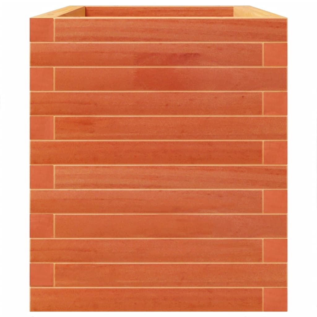 Odlingslåda vaxbrun 70x40x49,5 cm massiv furu