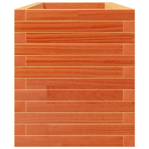 Odlingslåda vaxbrun 110x40x49,5 cm massiv furu