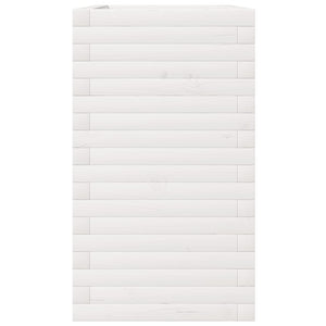 Odlingslåda vit 90x40x72,5 cm massiv furu