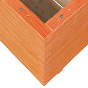 Odlingslåda vaxbrun 90x60x72,5 cm massiv furu