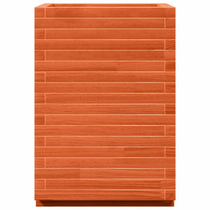 Odlingslåda vaxbrun 50x50x72 cm massiv furu