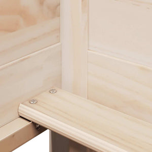 Dagbädd med tak 80x200 cm massiv furu