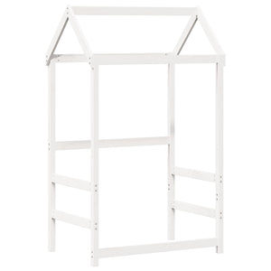 Dagbädd med tak vit 80x200 cm massiv furu