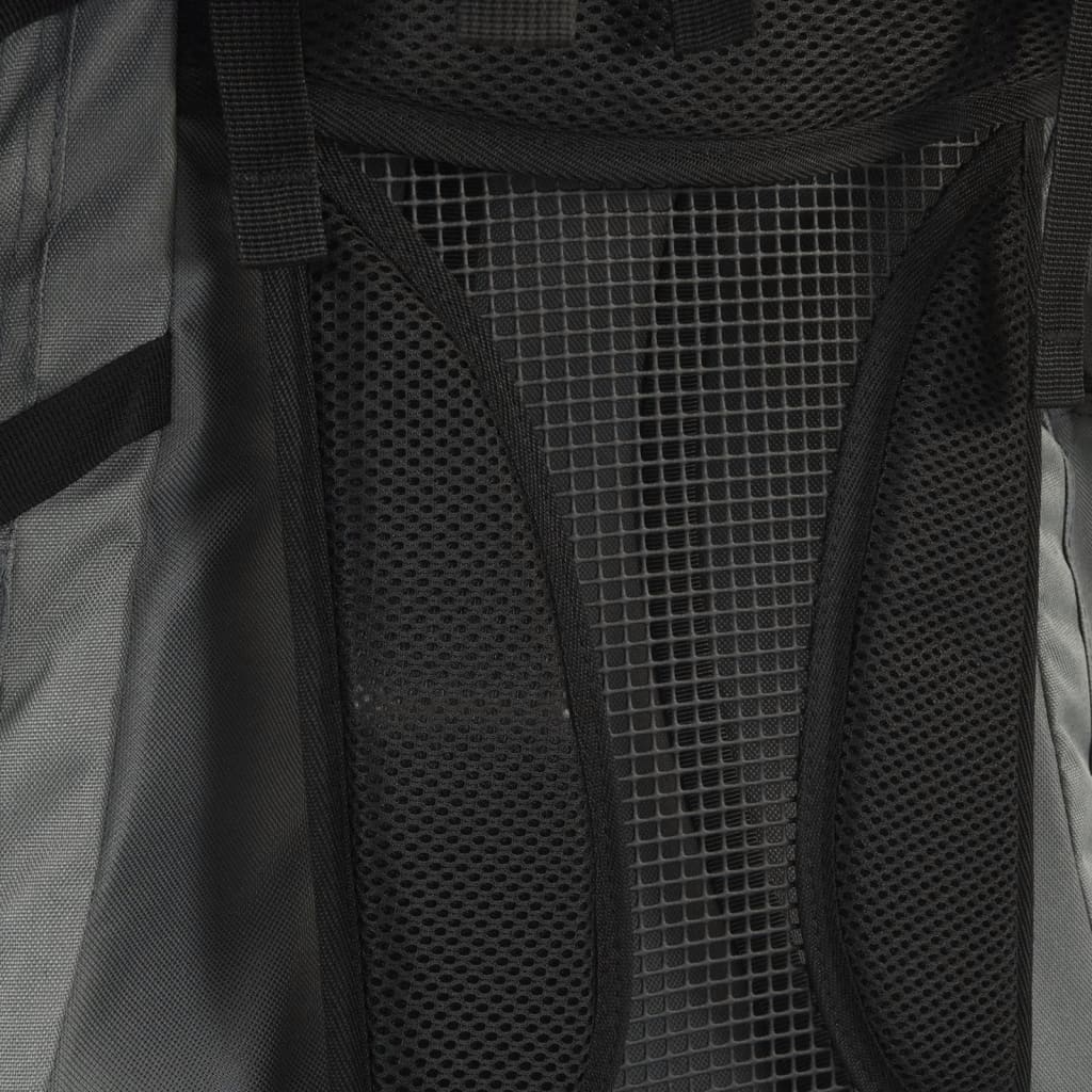 Vandringsryggsäck grå 60 L oxford-tyg