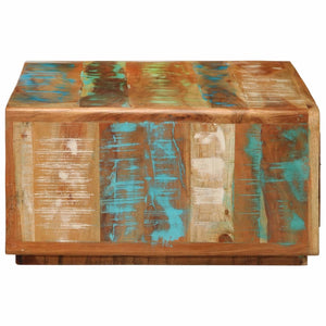 Soffbord 89x55x29 cm massivt återvunnet trä