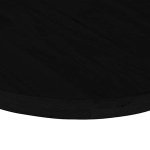 Bordsskiva mörkbrun 140x60x4 cm massiv ek oval