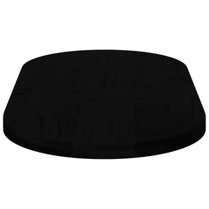 Bordsskiva mörkbrun 120x60x4 cm massiv ek oval