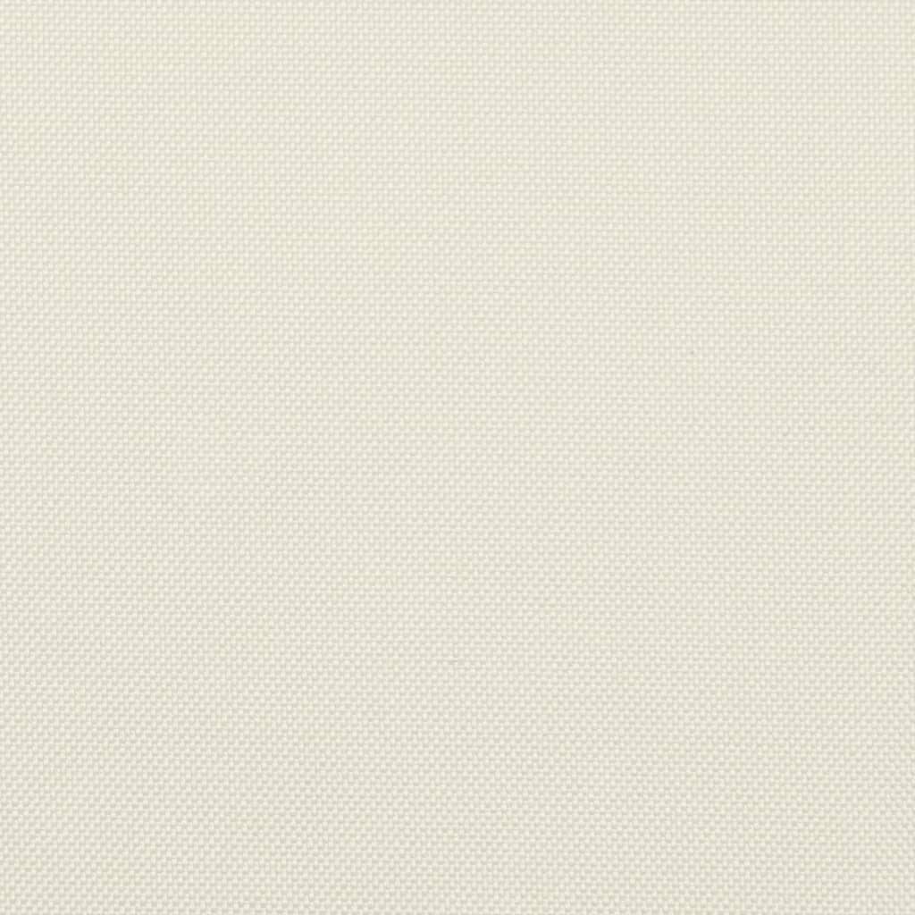 Sittdynor för trädgården 2 st gräddvit 45x45x2 cm fyrkantig