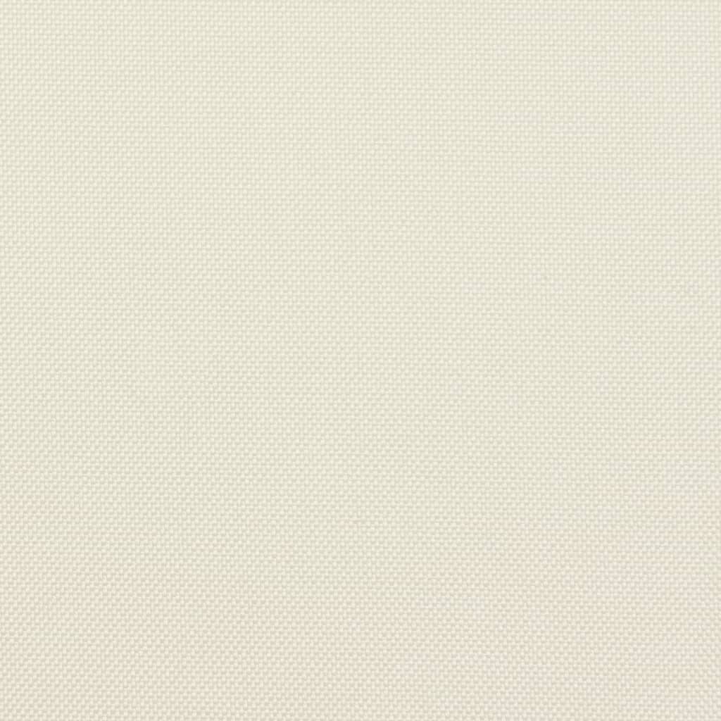 Sittdynor för trädgården 4 st gräddvit 45x45x2 cm fyrkantig