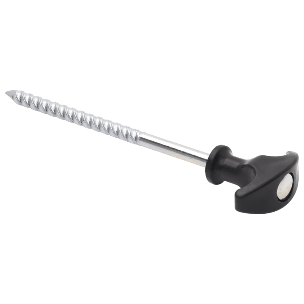 Tältpinnar 24 st 17 cm Ø7 mm galvaniserat stål