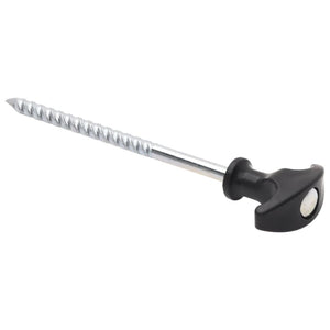 Tältpinnar 12 st 17 cm Ø7 mm galvaniserat stål