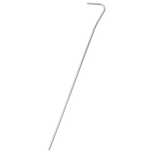 Tältpinnar 50 st 23 cm Ø3 mm galvaniserat stål