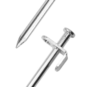 Tältpinnar 24 st 19,5 cm 8 mm galvaniserat stål