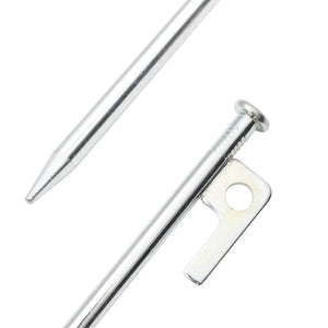Tältpinnar 24 st 20 cm 9 mm galvaniserat stål