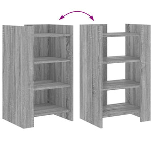 Skänk grå sonoma 45x35x75 cm konstruerat trä