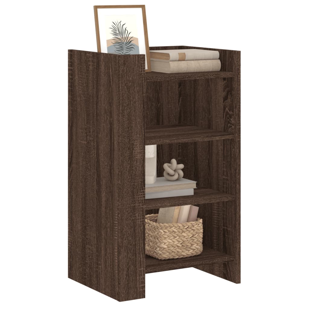 Byrå brun ek 45x35x75 cm konstruerat trä