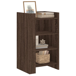 Byrå brun ek 45x35x75 cm konstruerat trä