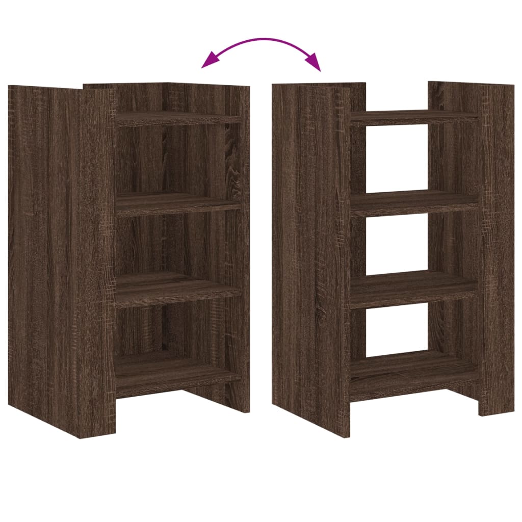 Byrå brun ek 45x35x75 cm konstruerat trä