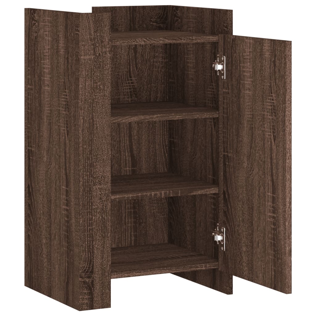 Byrå brun ek 45x35x75 cm konstruerat trä