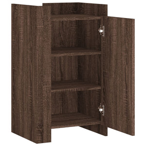 Byrå brun ek 45x35x75 cm konstruerat trä