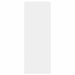 Skoskåp vit 74,5x37,5x100 cm konstruerat trä