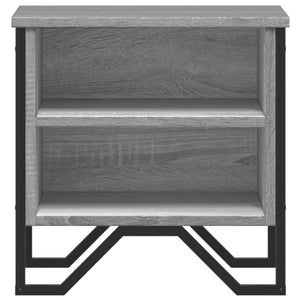Sängbord 2 st grå sonoma 40x30x40 cm konstruerat trä