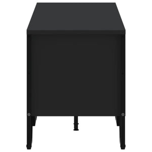 Tv-bänk svart 180x34x41 cm konstruerat trä