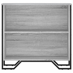 Bokhylla grå sonoma 80x31x74,5 cm konstruerat trä