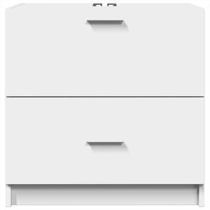 Tvättställsskåp vit 59x37x59 cm konstruerat trä