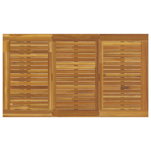 Trädgårdsmöbelset 7 pcs Grå Massivt Akaciaträ