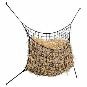 Hönät 2 st rund svart 75x50 cm PP