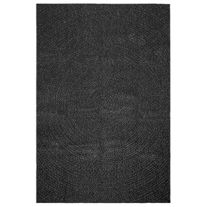 Matta ZIZUR antracit 140x200 cm jutelook inomhus och utomhus