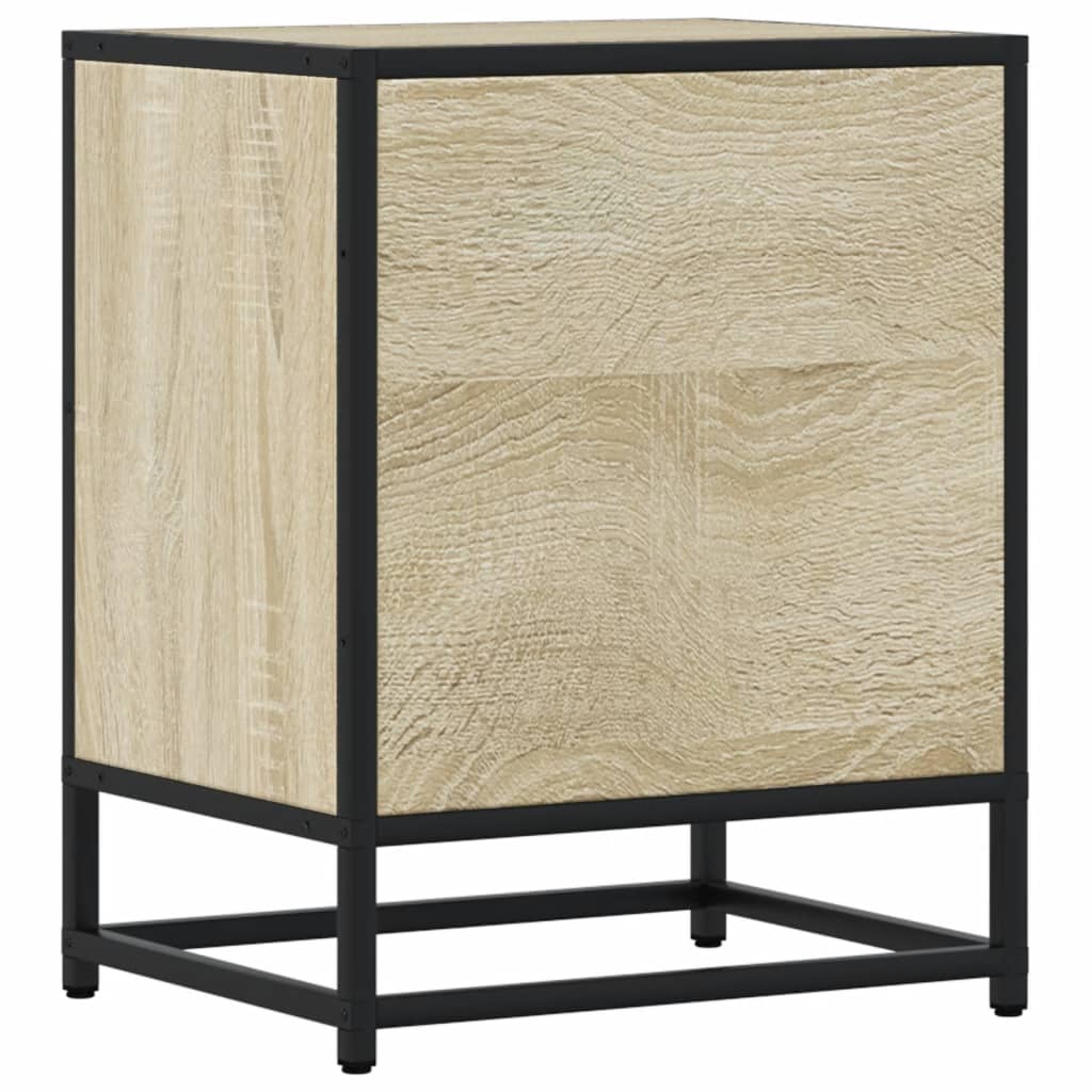 Sängbord sonoma-ek 40x31x50 cm konstruerat trä