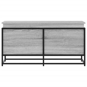 Förvaringslåda lock grå sonoma 100x40x51,5 cm konstruerat trä